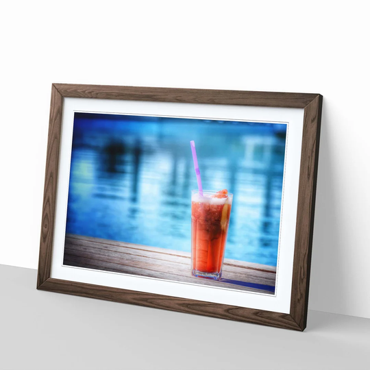 'Cocktail Drink Bar 2' Framed Photographic Print
