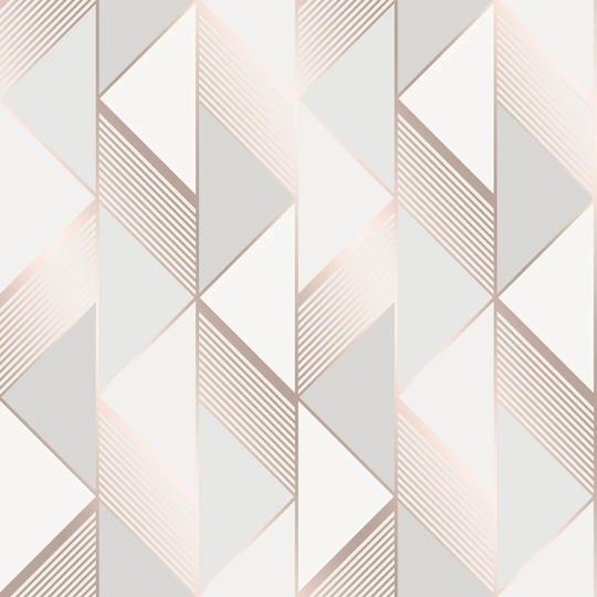 Misael 10.05m x 53cm Metallic Finish Wallpaper Roll