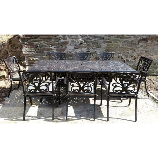 Pathard 8 Seater Dining Set with Cushions