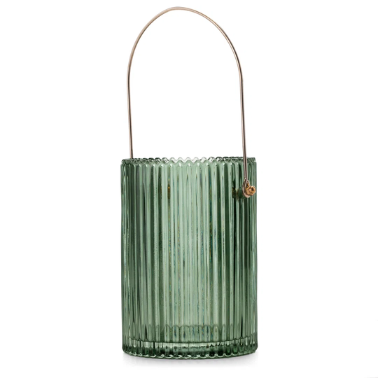 Laile Green 15cm Glass Table Vase