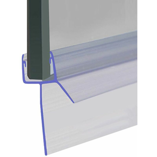 Shower Seal for Screens, Doors or Panels | Fits 4, 5 or 6mm Glass | Seals 30-35mm Gaps | SEAL041 (80cm) - Clear