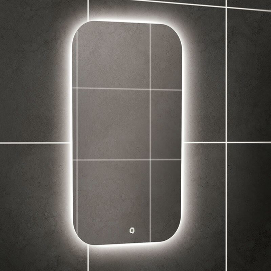 HIB - Ambience 40 led Steam Free Bathroom Mirror - 400mm Wide - 79000000 - Clear