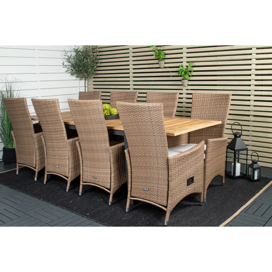 Kamthe 9 - Piece Butterfly Leaf Dining Set