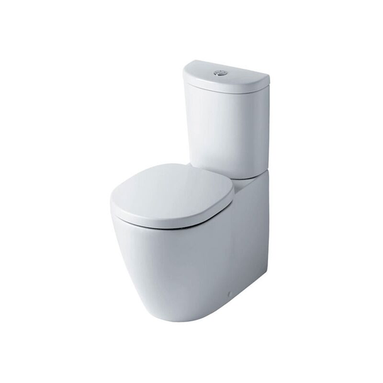 Ideal Standard Concept Arc Close Coupled Toilet Push Button Cistern - Standard Seat White