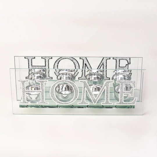 Fairmont Park® Mirror And Crystal Tealight Holder - HOME