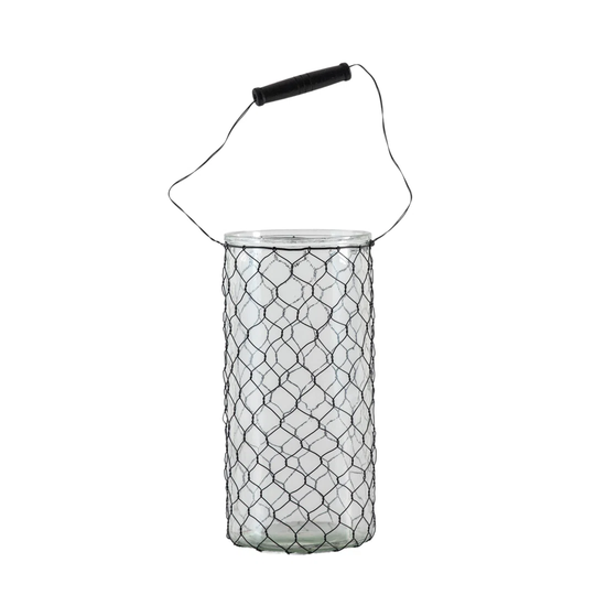 30Cm Glass Tabletop Lantern