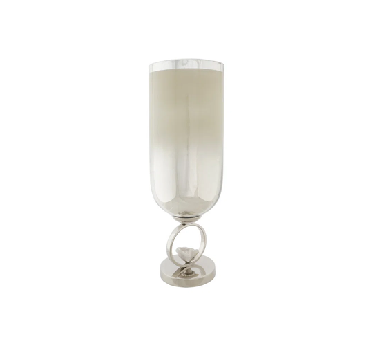 White Glass Table Vase