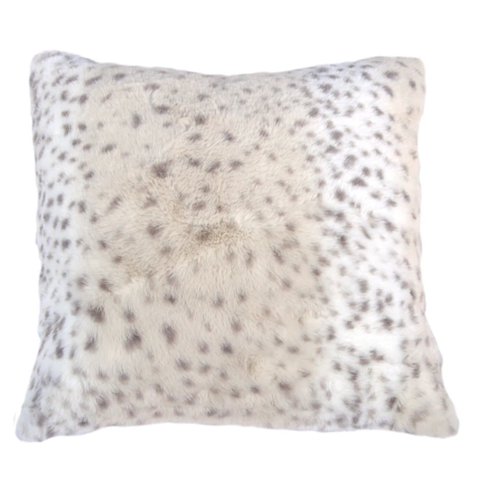 Cytheria Snow Leopard Animal Print Square Scatter Cushion Cover