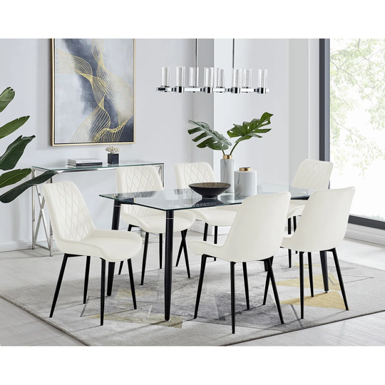 Weeksville 6 - Person Dining Set