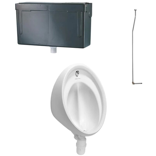 Sanura Hygeniq Single Urinal Pack with Concealed Auto Cistern - Armitage Shanks