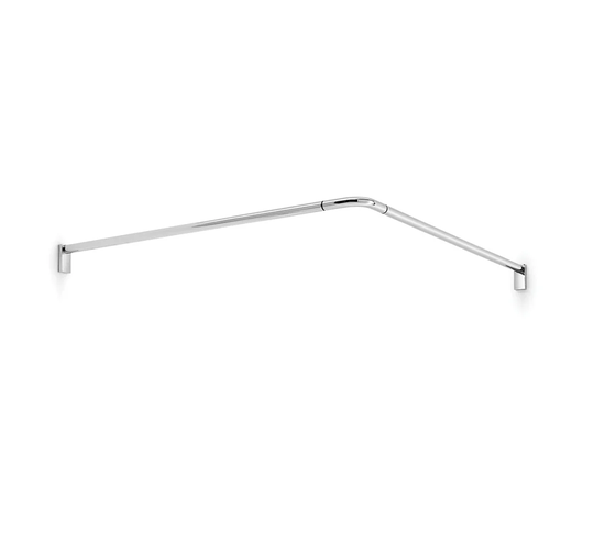 Seamus 100.7cm L-Shaped Fixed Shower Curtain Rail