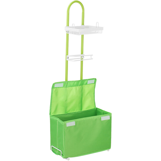 Toilet Paper Roll Holder Bathroom Storage Tissue Rack With Bag Design 80x30x13.5cm
