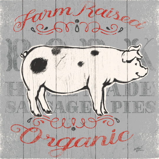 Farmers Market XI by Janelle Penner - Wrapped Canvas Typography Print