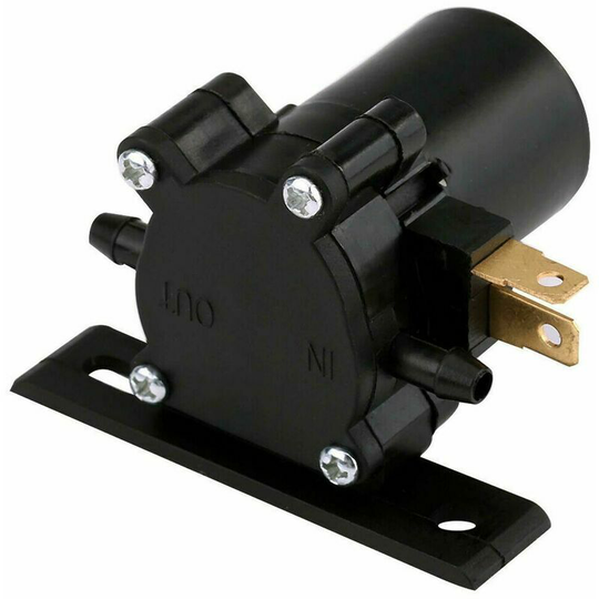 Washing Machine Pump,rlife 12V Universal Bindshield WireScreen Wiper Washer Pump Motor for Van Bus Truck