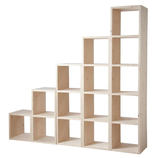Stender Square Spruce Solid Wood Cubby Shelf