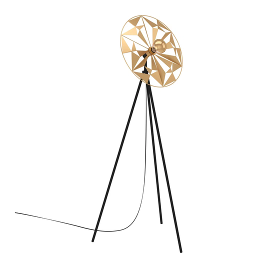 Williford 152Cm Black Tripod Floor Lamp