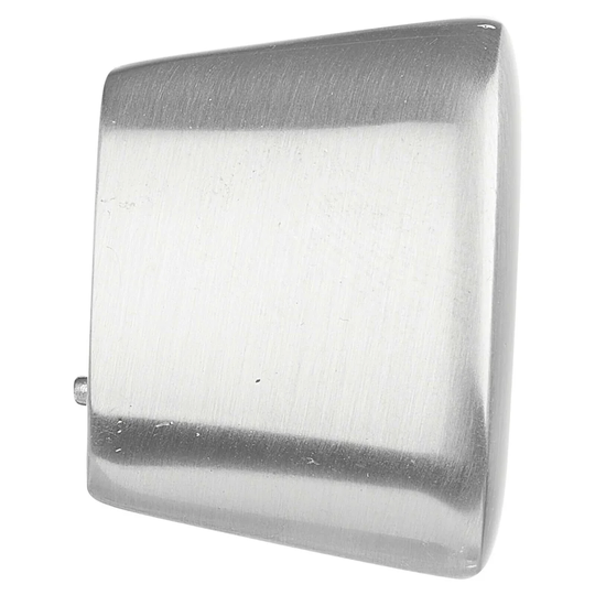 Plastic, Wood And Metal Door Handles & Knobs Metal Manhantan Silver Knob