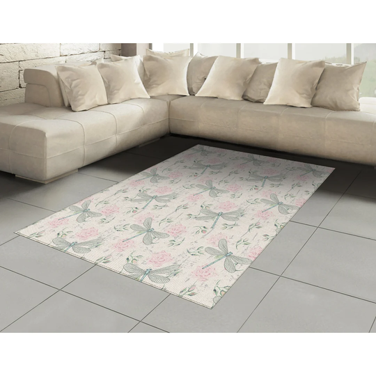 Bouldin Flatweave Grey/Pink Rug