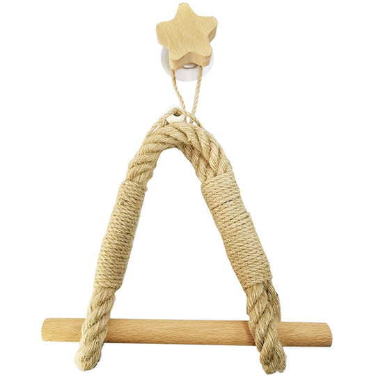 Vintage Rope Wooden Toilet Paper Holder Loo Roll Holder Hand Towel Holder Toilet Roll Holder for Toilet Bathroom Decoration Industrial