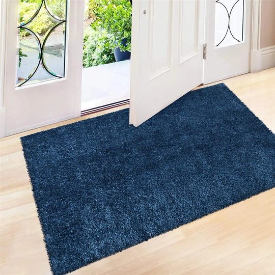 Labana Solid Colour Blue Indoor / Outdoor Area Rug
