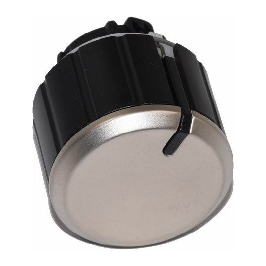 Knob Push Chrome for Hotpoint Cookers and Ovens