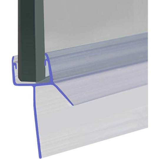 Shower Seal for Screens, Doors or Panels | Fits 4, 5 or 6mm Glass | Seals 45-50mm Gaps | SEAL094 (80cm) - Clear
