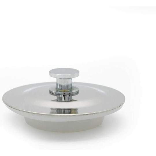 Perlerare - Bathtub Silicone Plug, White Drain Plug, High Quality Stainless Steel Drain Plug, Suitable for Bathtubs and Swimming Pools