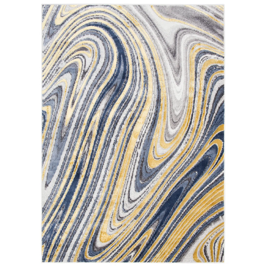 Barnicle Flatweave Yellow/Grey Rug