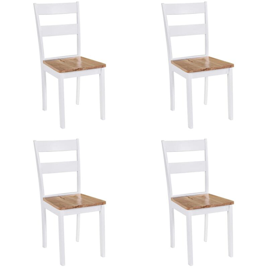 Cory Solid Wood Dining Chair by August Grove White