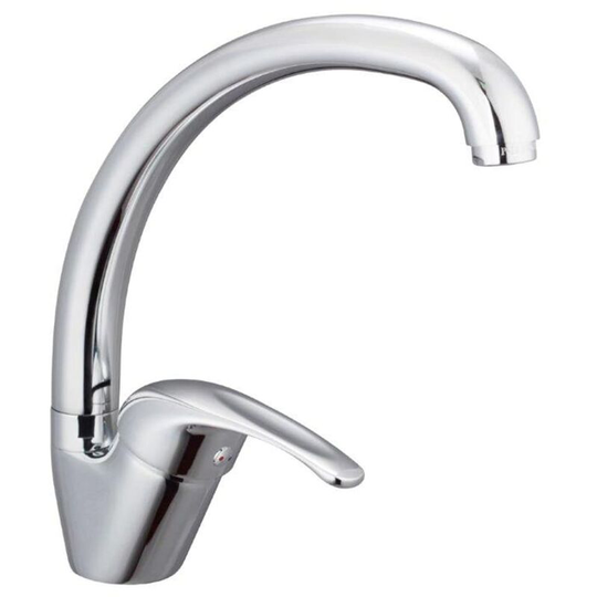 Sink Mixer with Round Spout diziani Chrome schütte - Silver