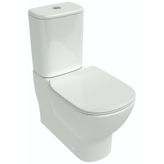Idealstandard - Ideal Standard Tesi close coupled toilet with Aquablade technology and soft close toilet seat - White