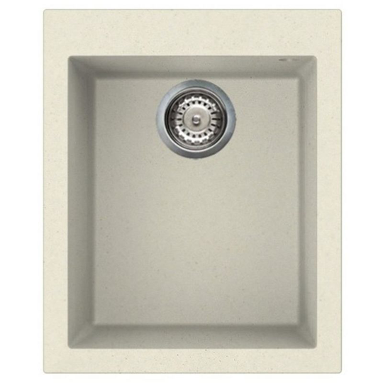 Quadra 100 Granite Cream Single Bowl Undermount Sink - Reginox