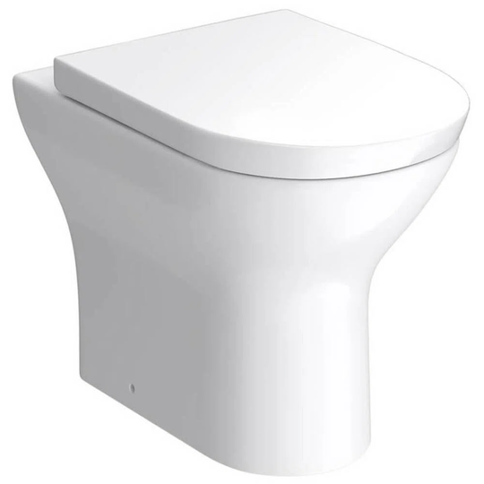 K-Vit Project Round BTW Toilet with Concealed Cistern & Soft Close Seat