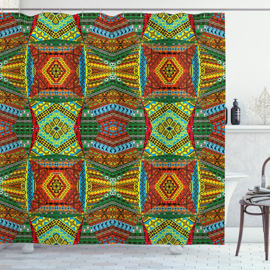 Baili Polyester Shower Curtain Set