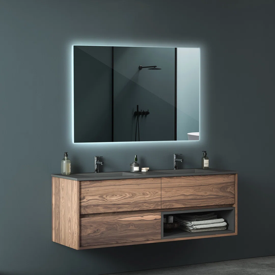 Roosa Lighted Wall Mounted Bathroom Mirror