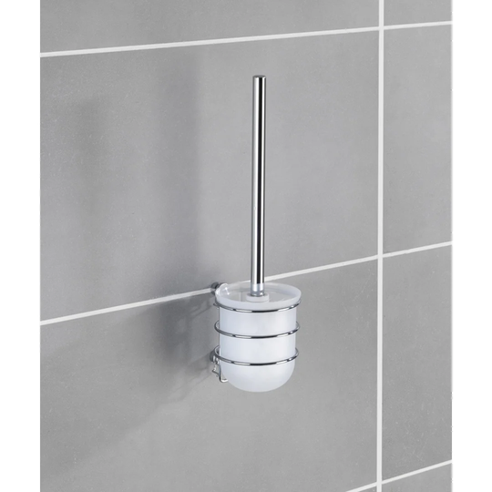 Viraj Wall-Mounted Toilet Brush and Holder