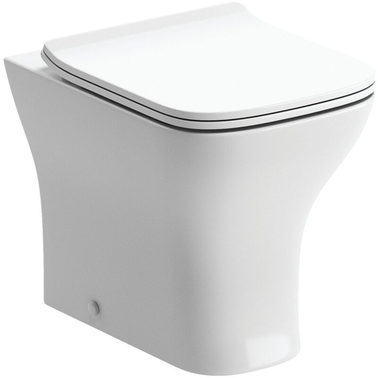 Signature - Aztec Back To Wall Toilet 540mm Projection - Soft Close Slimline Seat