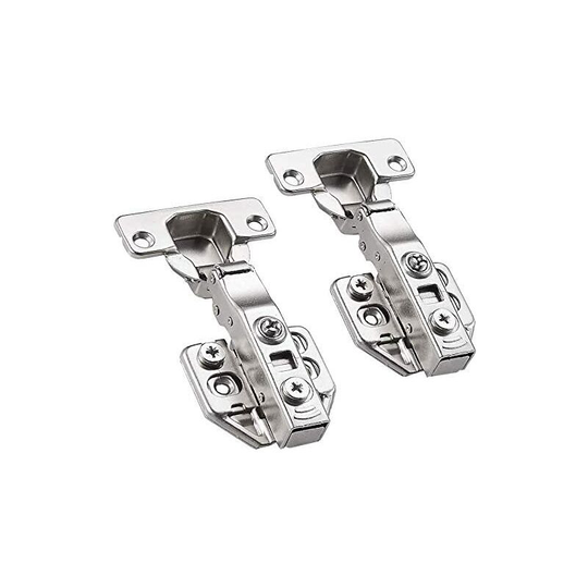 110 Degree Full Overlay Standard Hinges with Damper Self Closing Mechanism 304 Stainless Steel Hinge for Kitchen Door Cabinets Set of 2