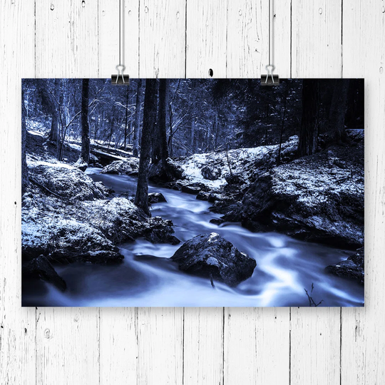 'Landscape Forest Wood Stream' Graphic Art