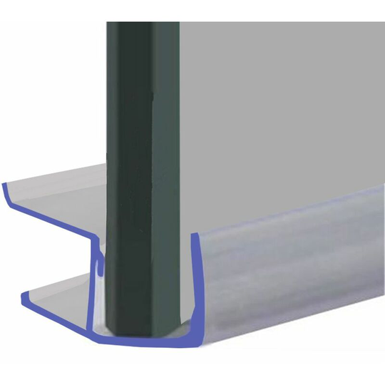 Bespoke Koralle Shower Seal for Screens, Doors or Panels | Fits 4, 5 or 6mm Glass | SEAL135 (140cm) - Clear