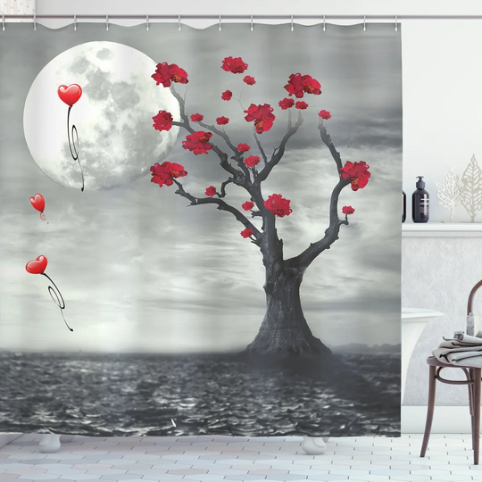 Bondy 13 Piece Polyester Shower Curtain Set
