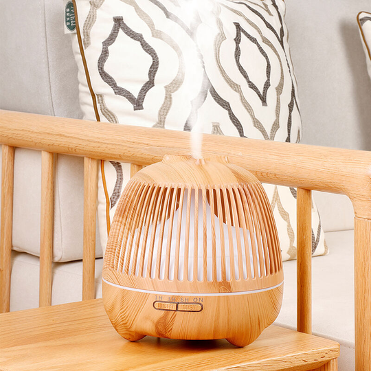 Perleraregb - Essential Oil Diffuser, 550ml Ultrasonic Humidifier Aromatherapy Diffuser Electric Aromatherapy led Lights, Super Quiet, Home, Office,