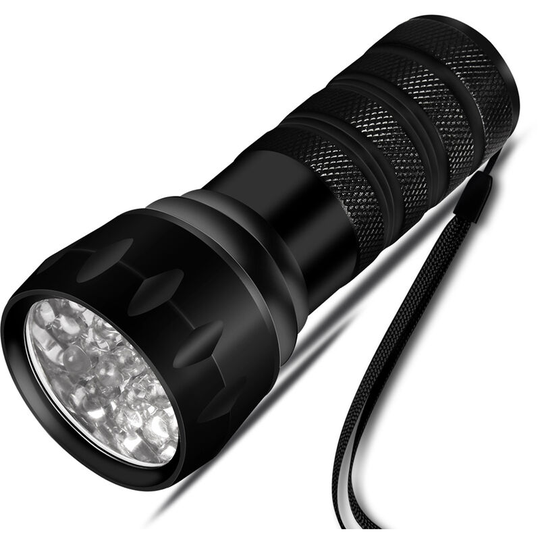 21led UV flashlight, fluorescent agent detection