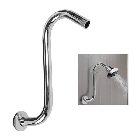 Bet 8 Inch Shower Arm 230 Stainless Steel High Rise Shower Extension s Curve Gooseneck Shower Extension Bathtub Faucets Kitchen Faucets