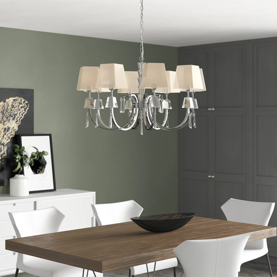 Tirrell 8-Light Shaded Chandelier