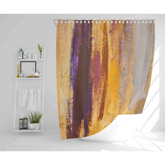 Frisbie Polyester Shower Curtain