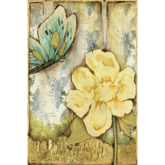 Garden Metamorphosis I by Jennifer Goldberger - Wrapped Canvas Painting