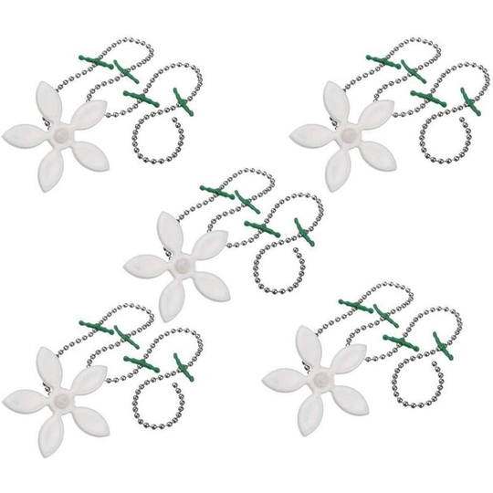 Set of 5 flower-shaped hair filters for sink, sink, bathroom, kitchen