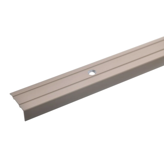 Abellas-Bauzo Metal 1 cm Thick x 2 cm Wide x 170 cm Length Stair Nose in Silver