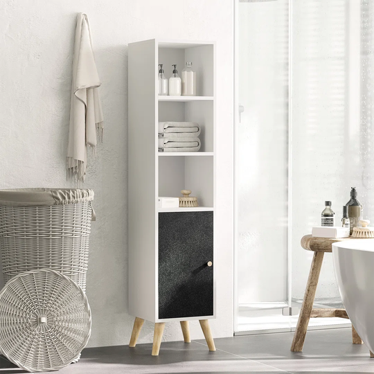 Bowling 30cm W x 139cm H x 30cm D Tall Bathroom Cabinet